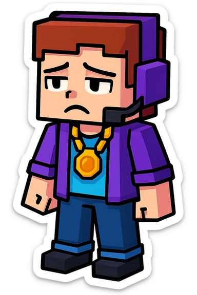 Extract every character from the picture. character including the clothes and accessories they are wearing, and place on a transparent background. Keep the original style and appearance exactly the same. and separately give me the each character picture. There is 3 character in this image. there is two dog

 sticker