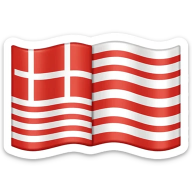 Seeland country flag sticker