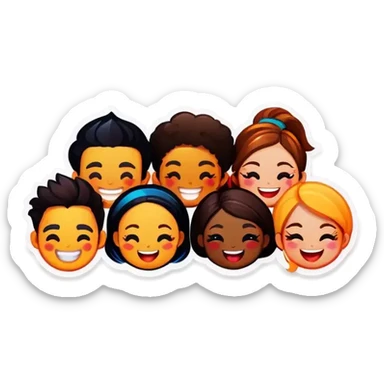 create me a community emoji  sticker