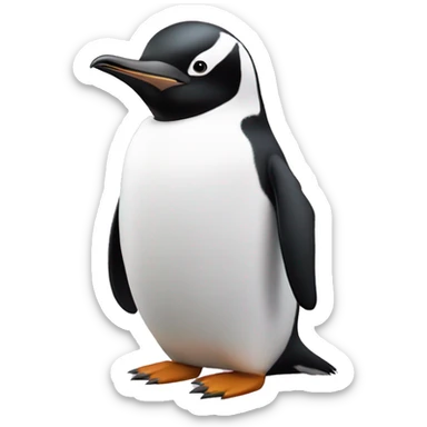 pinguino rosado sticker
