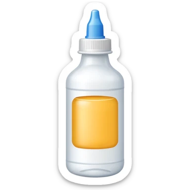 a bottle of glue  sticker
