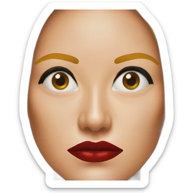 uma thurman bloody nose pulp fiction sticker