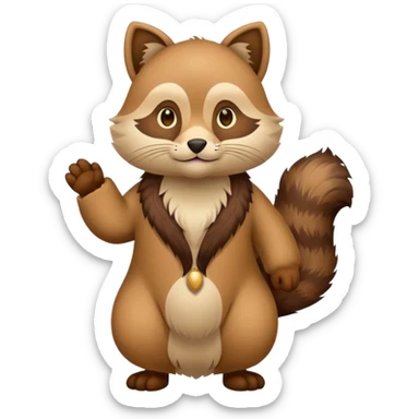 animal oriental béduin sticker