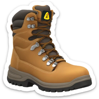 Hiking boot sticker