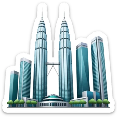 Petronas Towers sticker