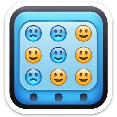 app interface window with drag-and-drop elements sticker