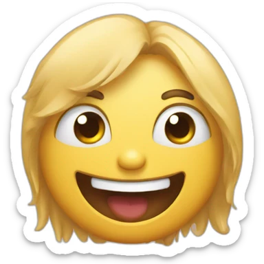 pleure de rire sticker