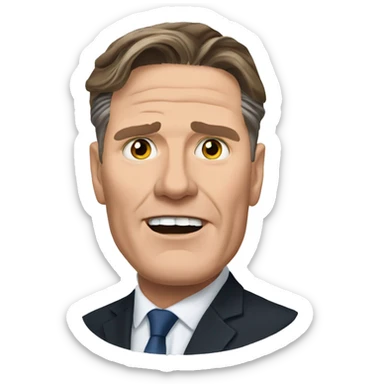 Keir Starmer face emoji sticker