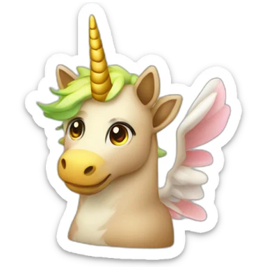 a frag with a licorn sticker