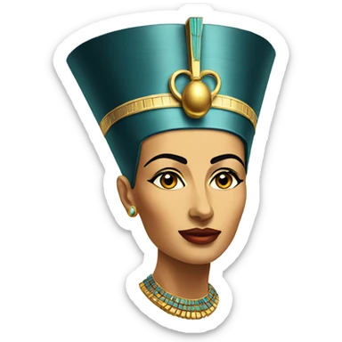 Nefertiti sticker