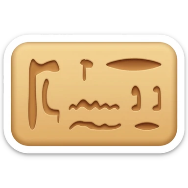 Egyptian Hieroglyphs writing sticker