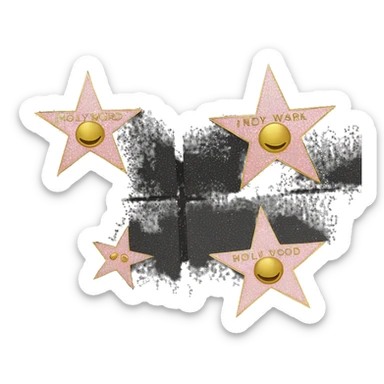 Hollywood Walk of Fame sticker