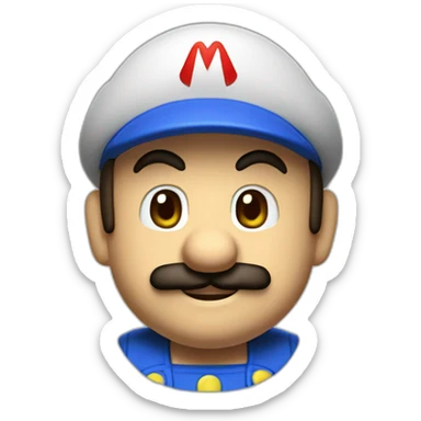 it's a me, mario sticker