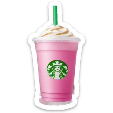 Starbucks pink drink sticker