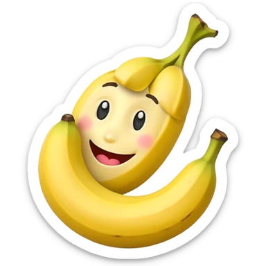 Banana funny sticker