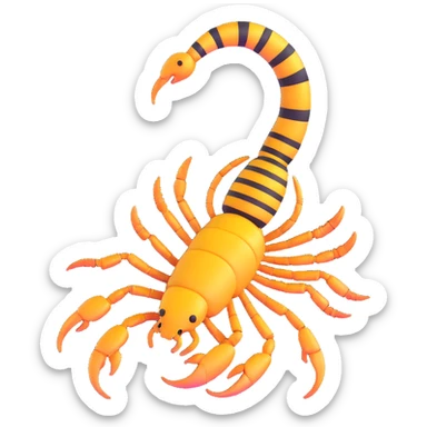 animated scorpion sticker