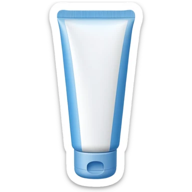 Lotion tube sticker