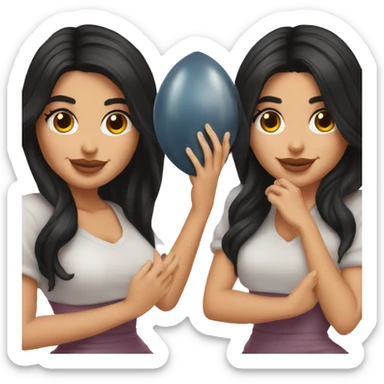 Kylie Jenner is holding the world in her hands sticker