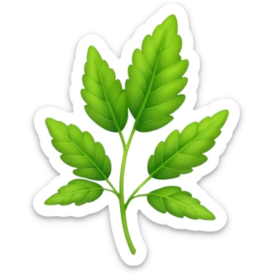 Rue herb sticker