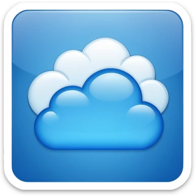 Cloud Storage Icon sticker
