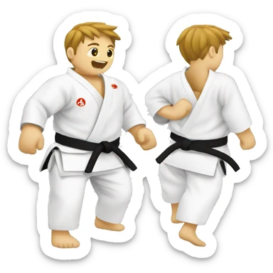 judo-broen-belt sticker