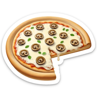 Pizza White sauce sticker