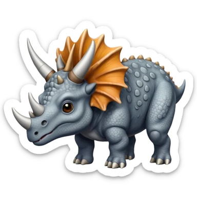 triceratops sticker