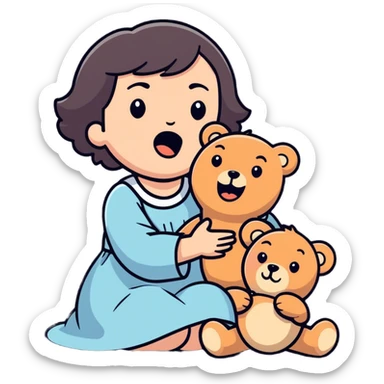 Goodnight my older sister sticker