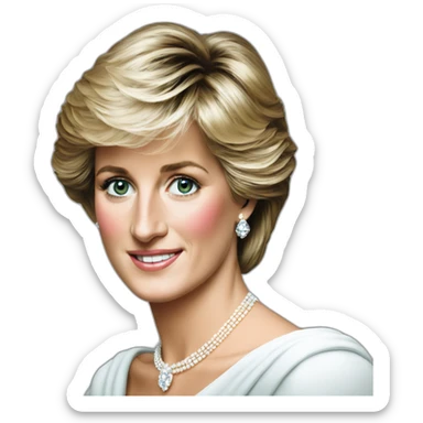 Princess Diana sticker