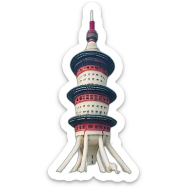 The-Oriental-pearl-tower sticker
