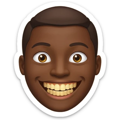 heres what you would look like if you were black or chinese sticker