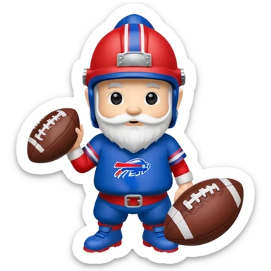 Buffalo Bills gnome sticker