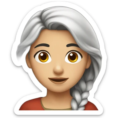 Armenian girl sticker