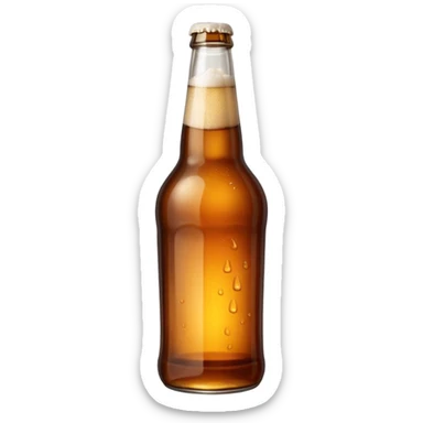 cerveza en botella de cafe  sticker