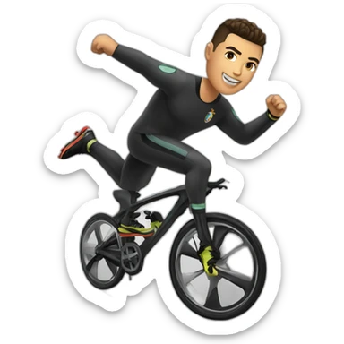 Ronaldo bycicle kick sticker