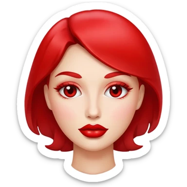 seductive woman lips sticker