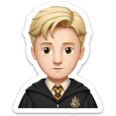 colin creevey in harry potter, wear hogwarts uniform sticker