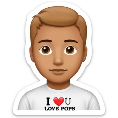 Love you pops sticker
