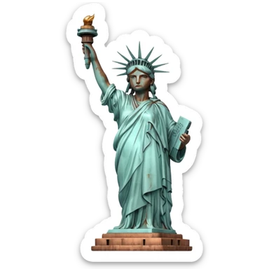 statue of liberty sticker