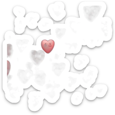 emoji avec coeur sticker