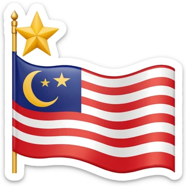 bendera malaysia sticker