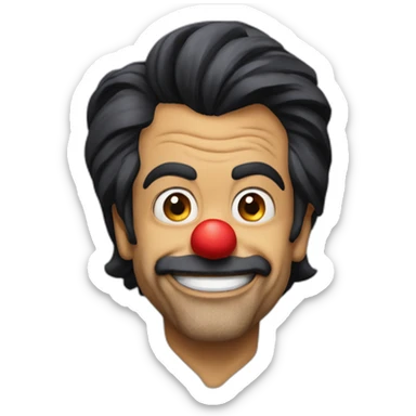 Eugenio Derbez payaso sticker