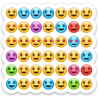 Y2k emojis  sticker
