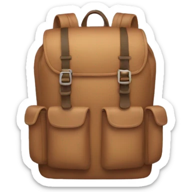 backpack with bow sticker