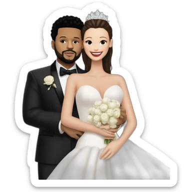 the weeknd marrying bella hadid sticker
