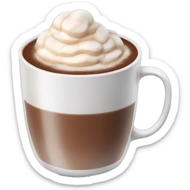 cup of hot chocolate sticker