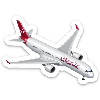 A virgin Atlantic a350-1000 sticker