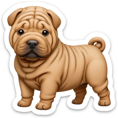 Shar Pei Dog sticker