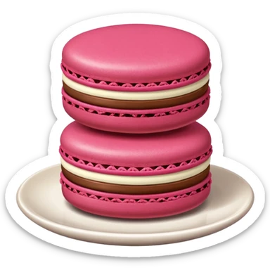 Macron sur macaron sticker