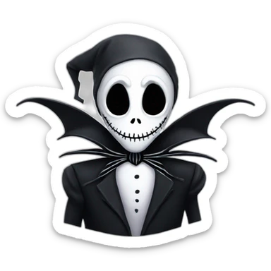 Jack Skellington zero sticker